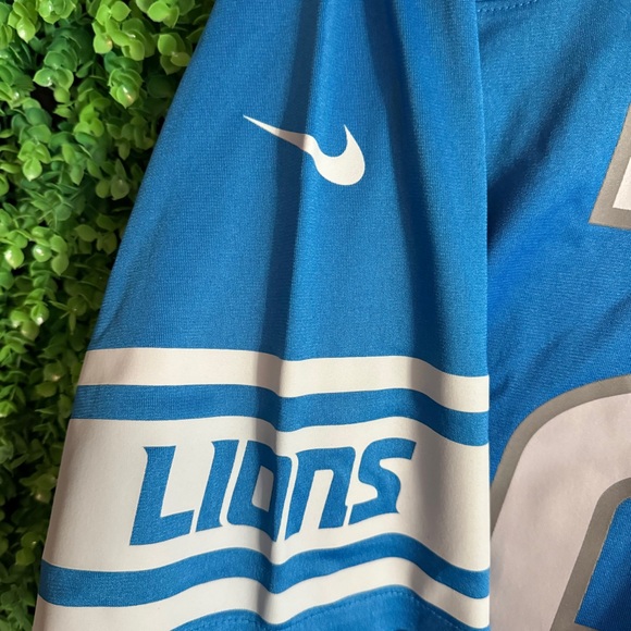 Nike Barry Sanders Blue Detroit Lions Game Retired Player Jersey Size XL - Picture 6 of 13